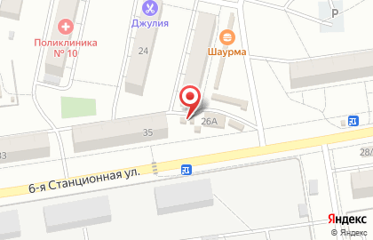 Фирменная розничная сеть магазинов Тюкалиночка в Ленинском районе на карте