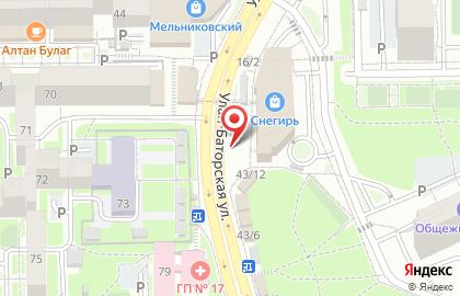 ОАО Белореченское в Свердловском округе на карте