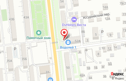 Продуктовый магазин Водолей на улице Ленинградской на карте