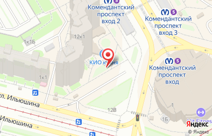 Театральная касса Билетер на Комендантском проспекте на карте