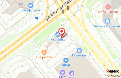 Отделение службы доставки Boxberry на улице Братьев Кашириных на карте