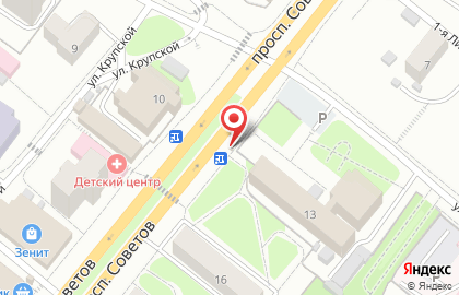 Цветочная компания Lime Floristic на проспекте Советов на карте