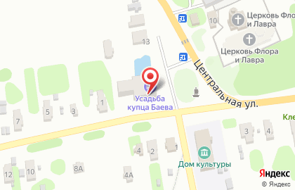 Гостевой дом Усадьба купца Баева на карте