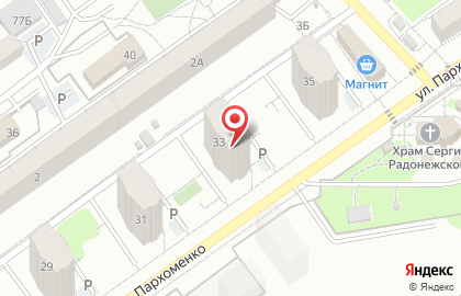 МКМ в Центральном районе на карте
