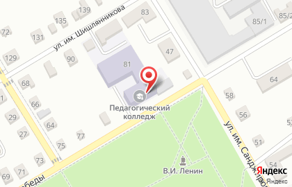 Дубовский педагогический колледж на карте