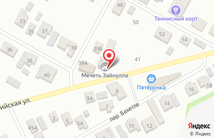 Мечеть Зайнулла на карте