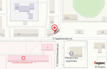 Аптека Аптеки Кузбасса на Стадионной улице на карте