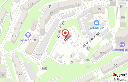 Ночная автостоянка в Фрунзенском районе на карте