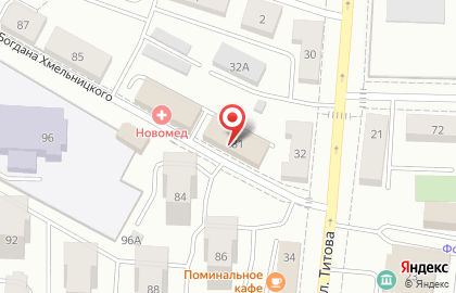 Медицинский центр Новомед Эм на улице Богдана Хмельницкого, 81 на карте