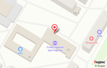 Спортивный комплекс Талнах на улице Строителей на карте