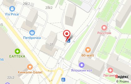 Киоск печатной продукции АМО-Пресс на Маломосковской улице на карте