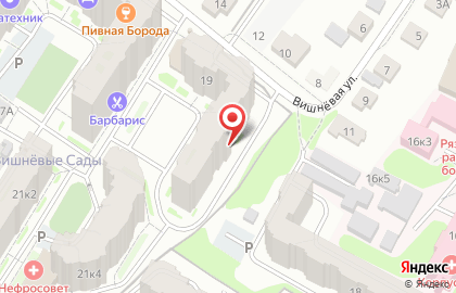 Магазин постельных принадлежностей Империя сна на Вишнёвой улице на карте