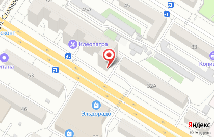 Магазин автозапчастей Кама-3 на улице Бабушкина на карте