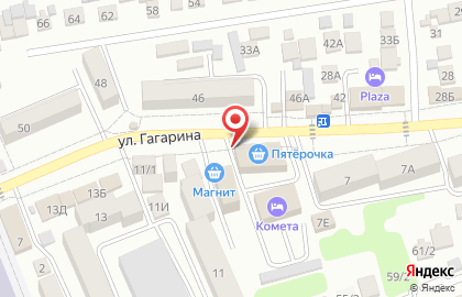Пивная скважина паб на улице Гагарина на карте