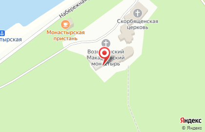 Свято-Вознесенский Макарьевский мужской монастырь на карте