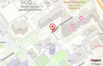 Продуктовый магазин в Барнауле на карте