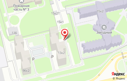 Общежитие в Московском районе на карте