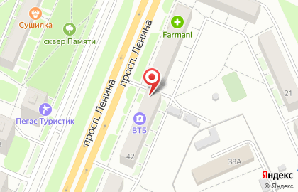 Пункт выдачи Faberlic на проспекте Ленина на карте