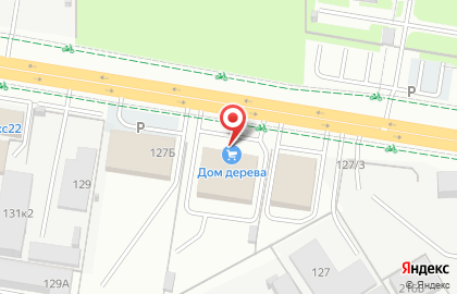 Большой дом дерева на карте