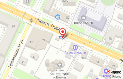Магазин Колос на проспекте Победы на карте