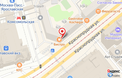 Федеральная сеть салонов красоты ЦирюльникЪ в Красносельском районе на карте