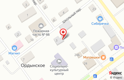 Прокуратура Ордынского района на карте