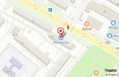 Банкомат Авангард на улице Мира на карте