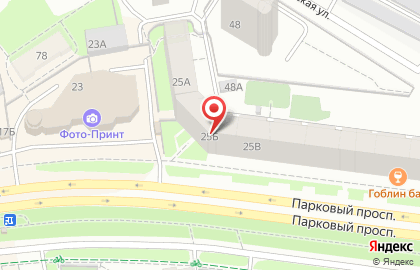 Сеть фирменных офисов продаж СтеклоДом на Парковом проспекте на карте