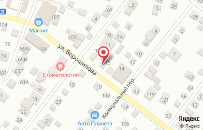 Владимирская фабрика дверей в Каменск-Шахтинском на карте