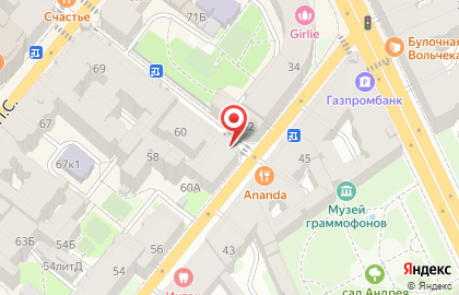 Мини-маркет Мини-маркет на Большой Пушкарской улице на карте