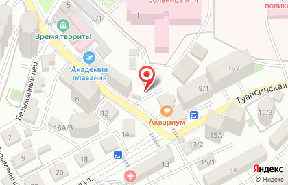 Магазин разливного пива на Туапсинской улице на карте