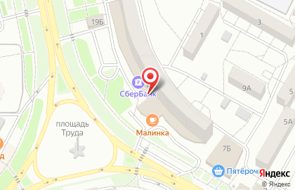 Компания Техноавиа на площади Труда на карте