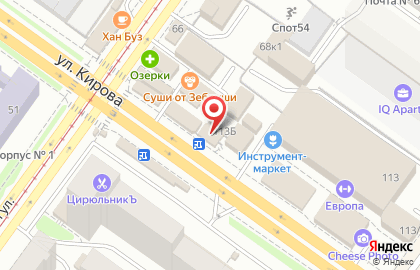 Сервисный центр Pedant в Октябрьском районе на карте