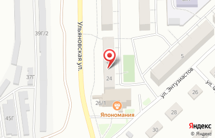 Магазин автозапчастей Автология на Ульяновской улице, 24 на карте
