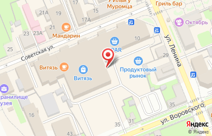 Торговый центр Витязь в Муроме на карте