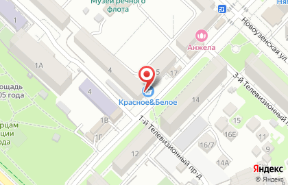 Супермаркет Гроздь в Октябрьском районе на карте