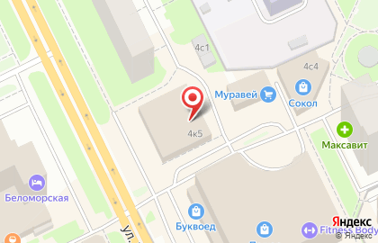 Банкомат АКБ РосБанк в Архангельске на карте