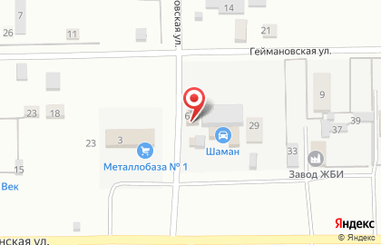 Торговая фирма Юнитекс на Выселковской улице на карте