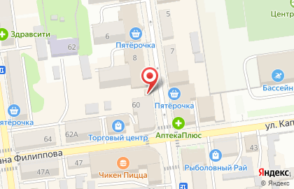 Ростелеком для дома на улице Максима Горького на карте
