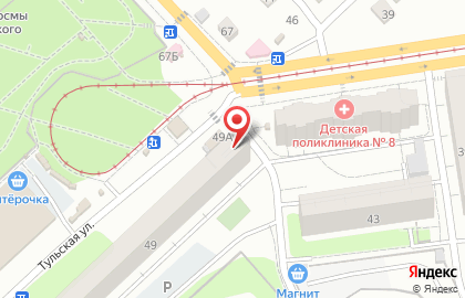 Агентство недвижимости Вариант в Заводском районе на карте