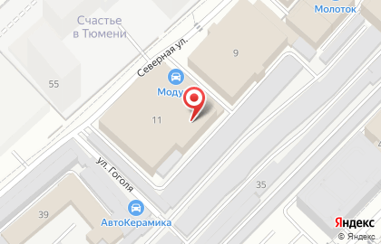 Магазин автоэмалей в Тюмени на карте