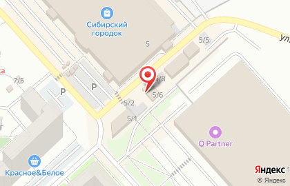 Автостоянка в Красноярске на карте