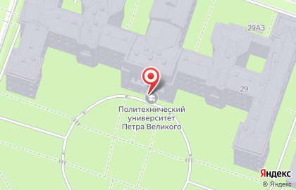 Спб. Государственный Политехнический Университет, Факультет Экономики и Менеджмента на карте