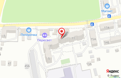 Городская поликлиника №2 в Ставрополе на карте