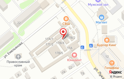 Континент в Щёкино на карте
