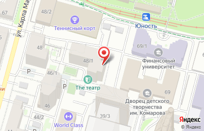 Рост на улице Карла Маркса на карте