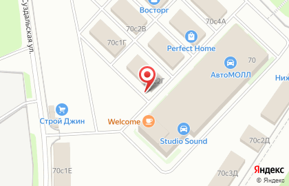 Торговый дом ТехСтройМаркет на Суздальской улице на карте