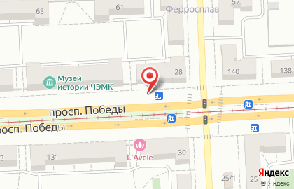 Продуктовый киоск в Калининском районе на карте