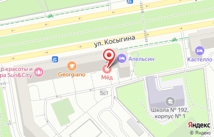 Стоматологическая клиника МЁД на карте