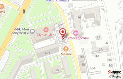 Клиника доктора Александрова на улице Героев Бреста на карте